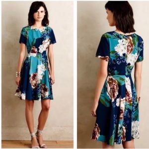 Anthropologie Paeonia Dress
